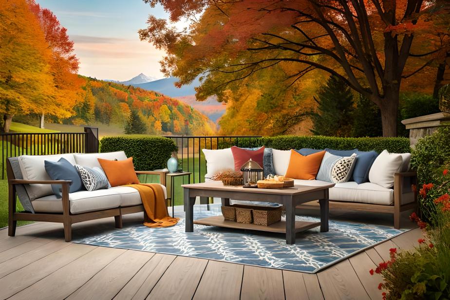 Fall-themed patio decor inspiration