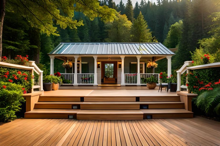 Front deck addition to your house