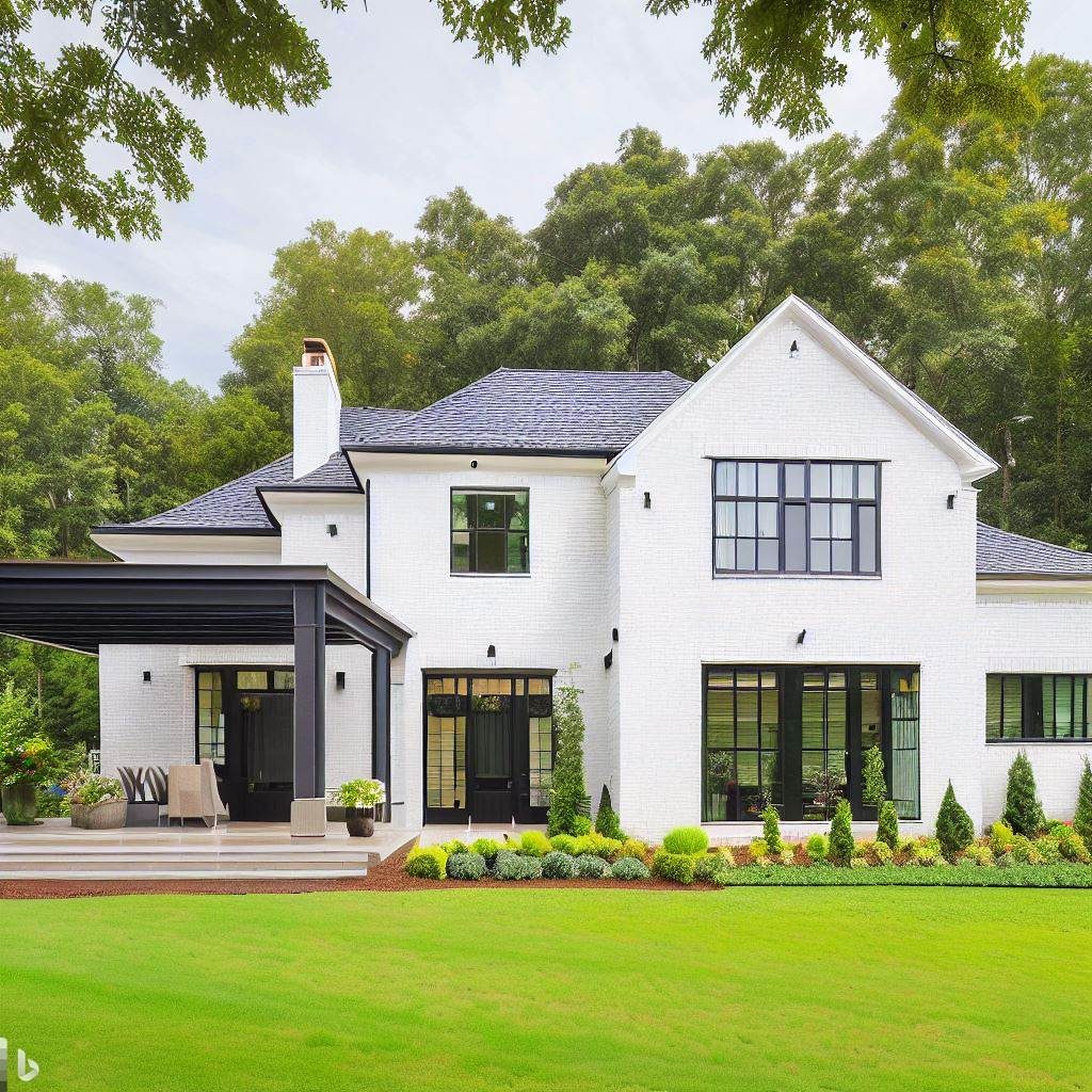 The Rising Popularity of Black Windows in Brick Homes: A Modern Twist ...