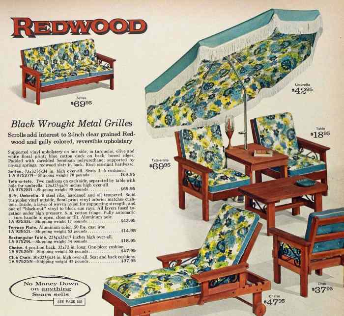 1950s patio furniture terbaru