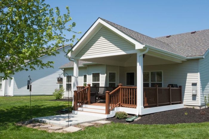 add covered porch to house terbaru
