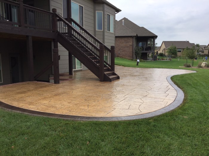 Cracked concrete patio solutions