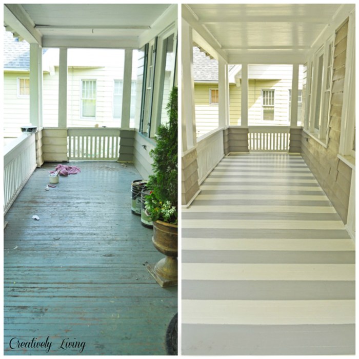 painting a front porch