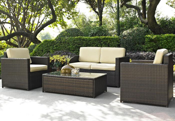 Synthetic resin patio furniture