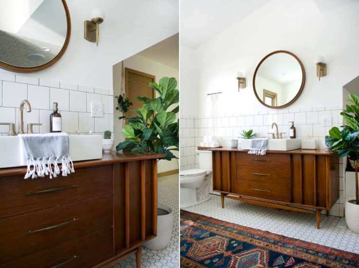 vintage bathroom decor ideas on a budget