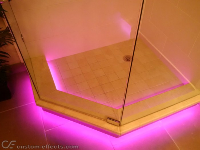 waterproof shower lighting solutions
