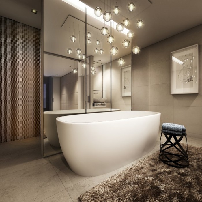 luxury bathroom pendant lighting designs