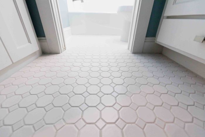 octagonal tiles for geometric bathroom designs