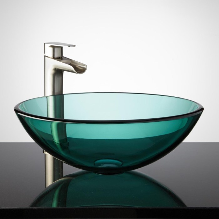 recycled glass bathroom sinks for eco homes
