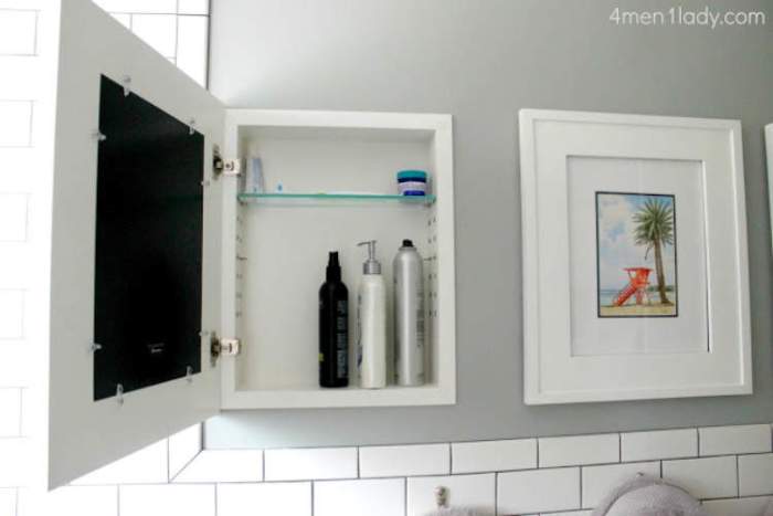 hidden bathroom storage ideas for privacy terbaru