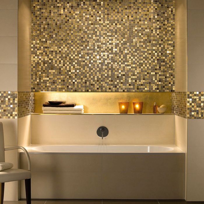 glitter tiles for sparkling bathroom accents terbaru