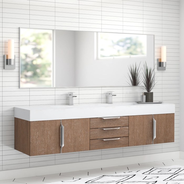 minimalist wall-mounted bathroom vanity units terbaru