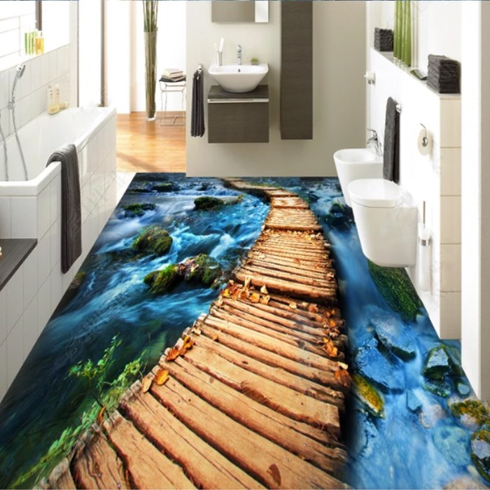 3D epoxy bathroom floors for unique designs terbaru