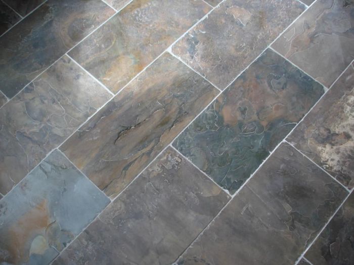 slate bathroom floor tiles for natural aesthetics terbaru