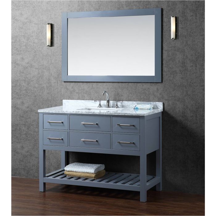 vanity bathroom 48 grey wood solid charcoal single vanities inch cg hm antonia wmsq conceptbaths