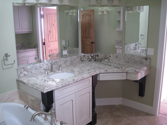 granite tile flooring for high-end bathroom designs