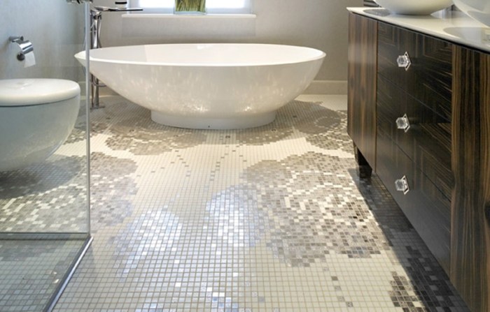 mosaic tiles bathroom tile perini custom wall create used