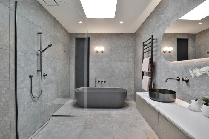 antibacterial porcelain tiles for hygienic bathrooms