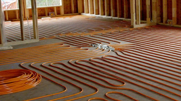 radiant floor heating under tile for warm feet