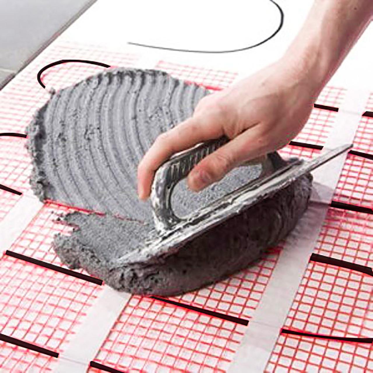 radiant floor heating under tile for warm feet