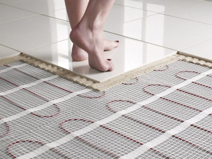 heated underfloor systems for cozy bathrooms