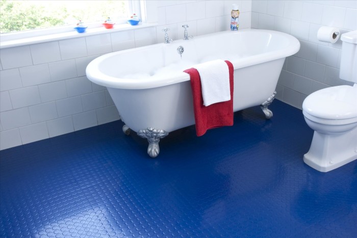 flooring bathroom rubber tiles blue waterproof floor royal floors options bathrooms modern residential kitchen stylish colors remp italian kids easy