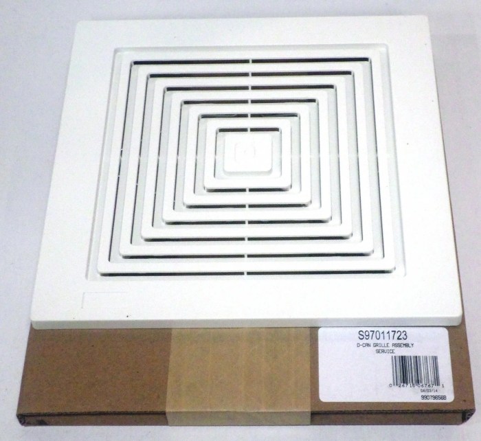 bathroom exhaust fan grille replacement guide