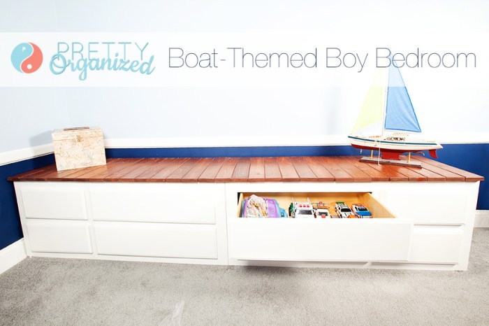 DIY boys' bedroom set upcycling ideas