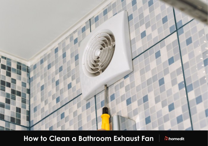 how to clean bathroom exhaust fans effectively