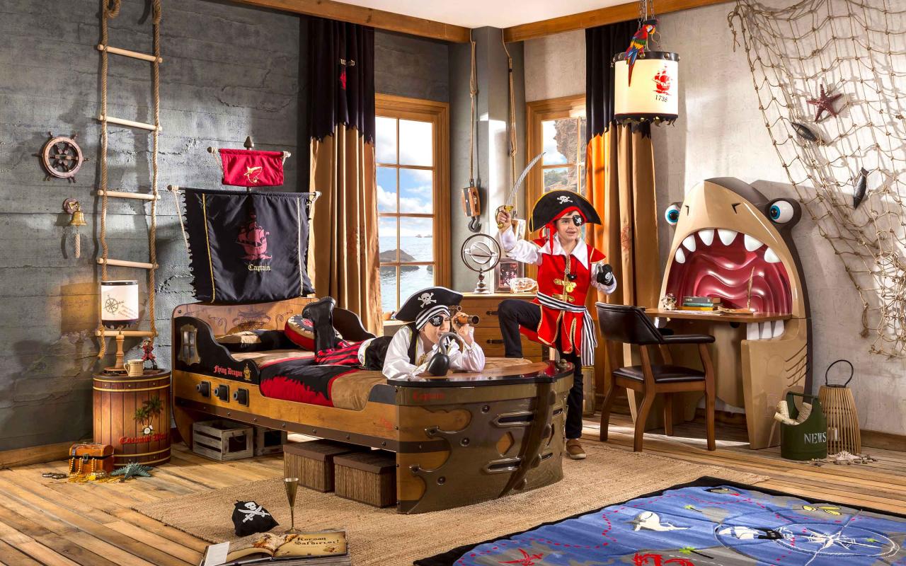 pirate ship inspired boys' bedroom furniture terbaru