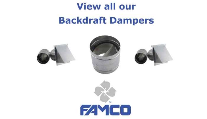 backdraft dampers damper hvac