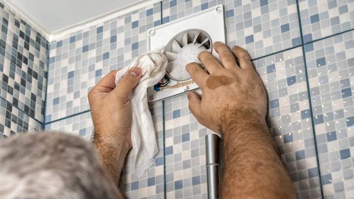 how to clean bathroom exhaust fans effectively