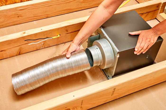 inline bathroom exhaust fan installation tips