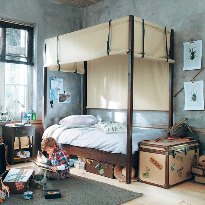 adventure-themed boys' bedroom decor sets