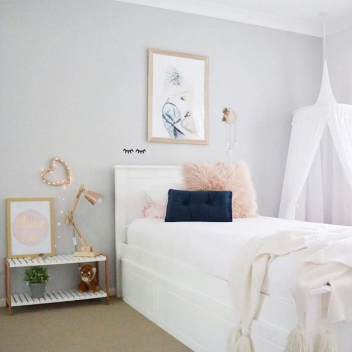 modern minimalist girls' bedroom designs terbaru