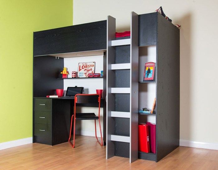 boys' bedroom sets with slide-out desks terbaru