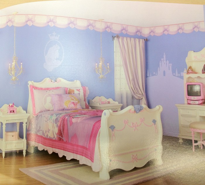 princess-themed girls' bedroom furniture sets