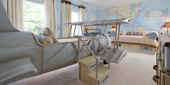 aeronautical engineer themed boys' bedroom sets