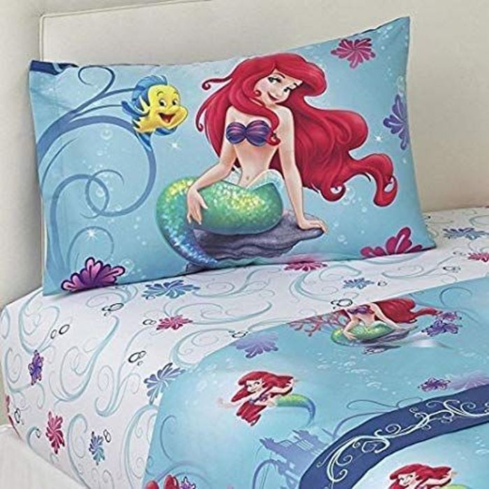 mermaid-themed girls' bedroom accessories