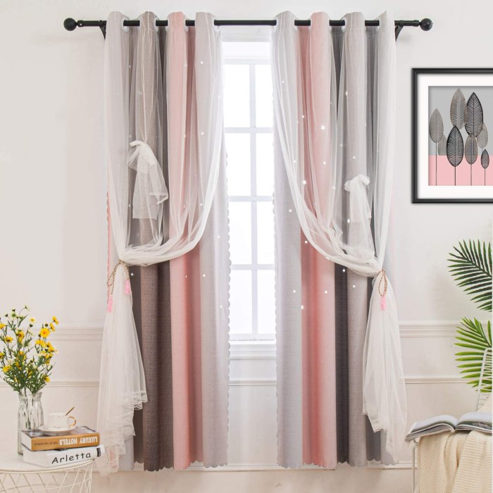 girls' bedroom curtain and drapery ideas terbaru