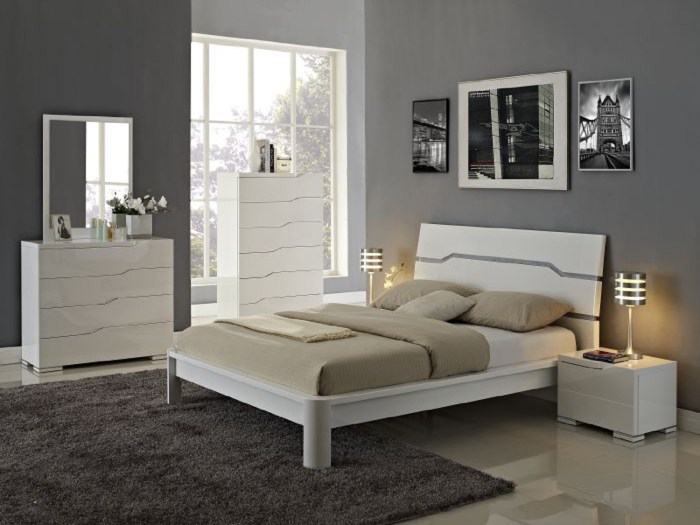 white bedroom set for guest rooms with versatile style terbaru