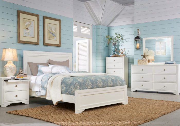 white bedroom set for guest rooms with versatile style