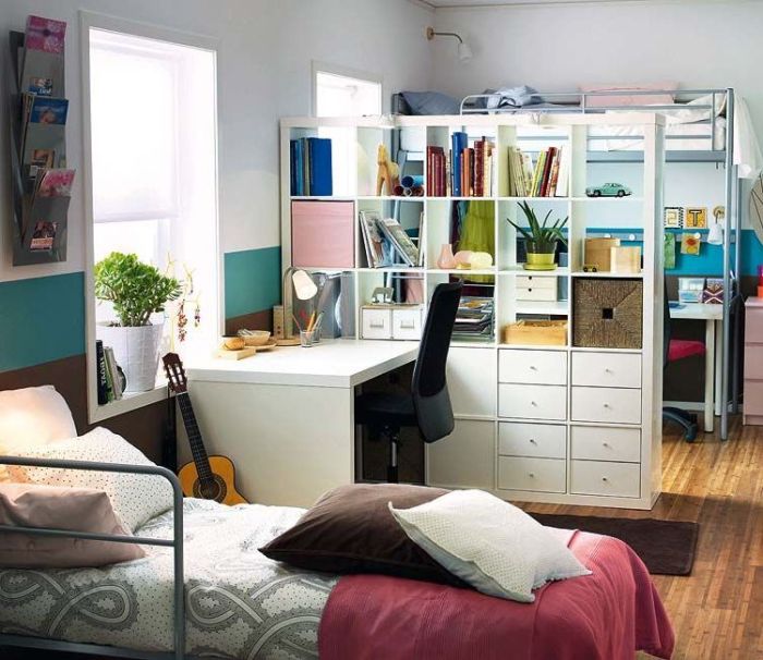 teen bedroom setups with efficient study areas terbaru