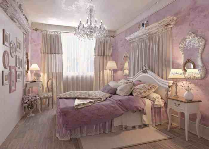 shabby chic bedroom decoration for a vintage feel terbaru