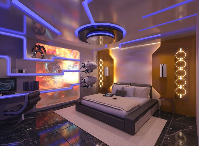 futuristic and modern tech teen bedroom gadgets terbaru