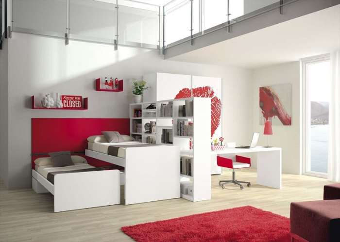 dynamic teen bedrooms with modular furniture terbaru