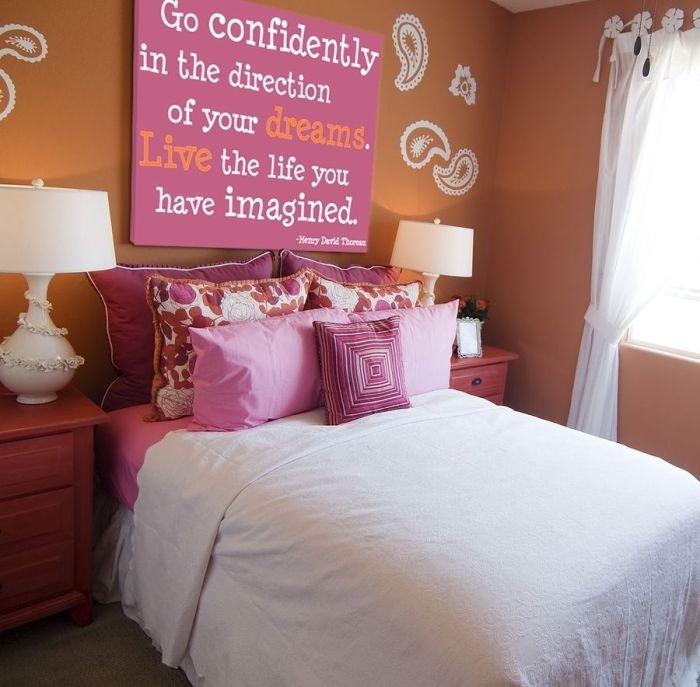 vibrant wall art ideas for teen bedrooms terbaru