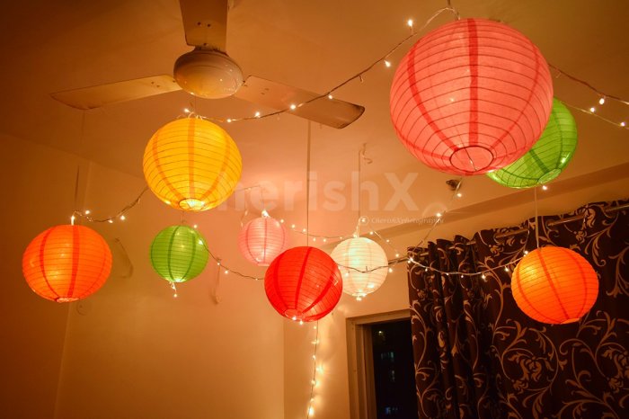 bedroom chandeliers with paper lanterns terbaru