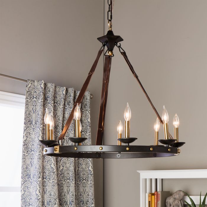 bedroom chandeliers with leather accents terbaru