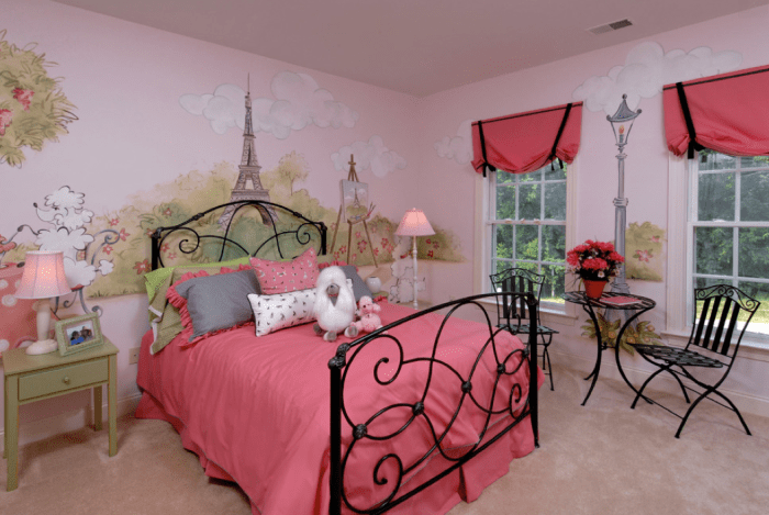 themed bedroom decoration for children's rooms